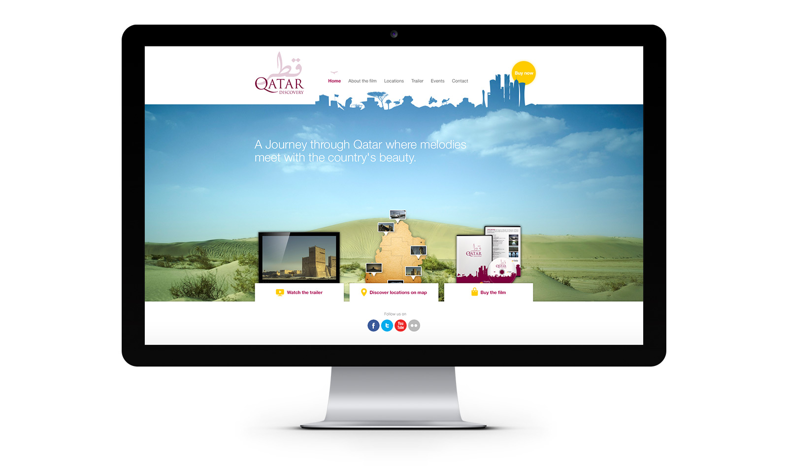 Página de inicio para Qatar Discovery